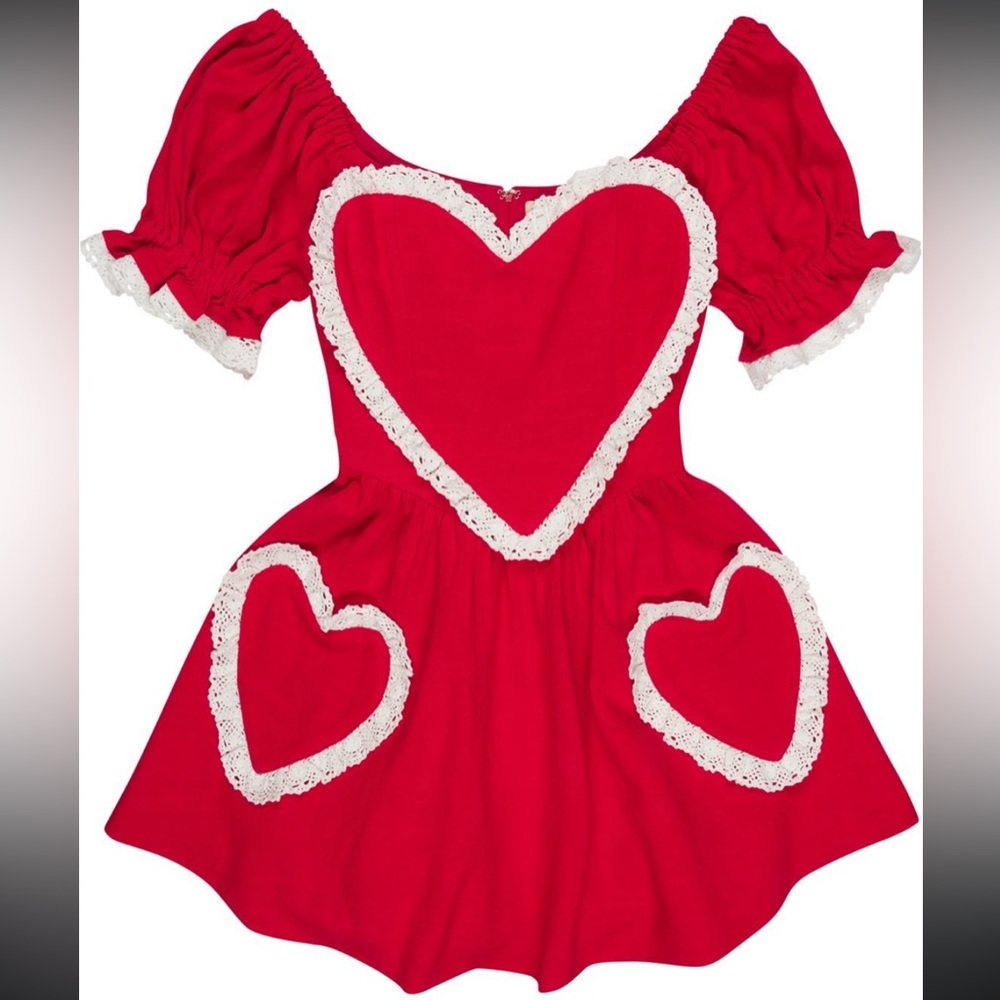 Fashion Brand Company Broken Valentine Virgin Mini Dress NWOT